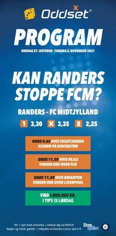 programbladet dk|Oddset Programblad 796 by Danske Spil .